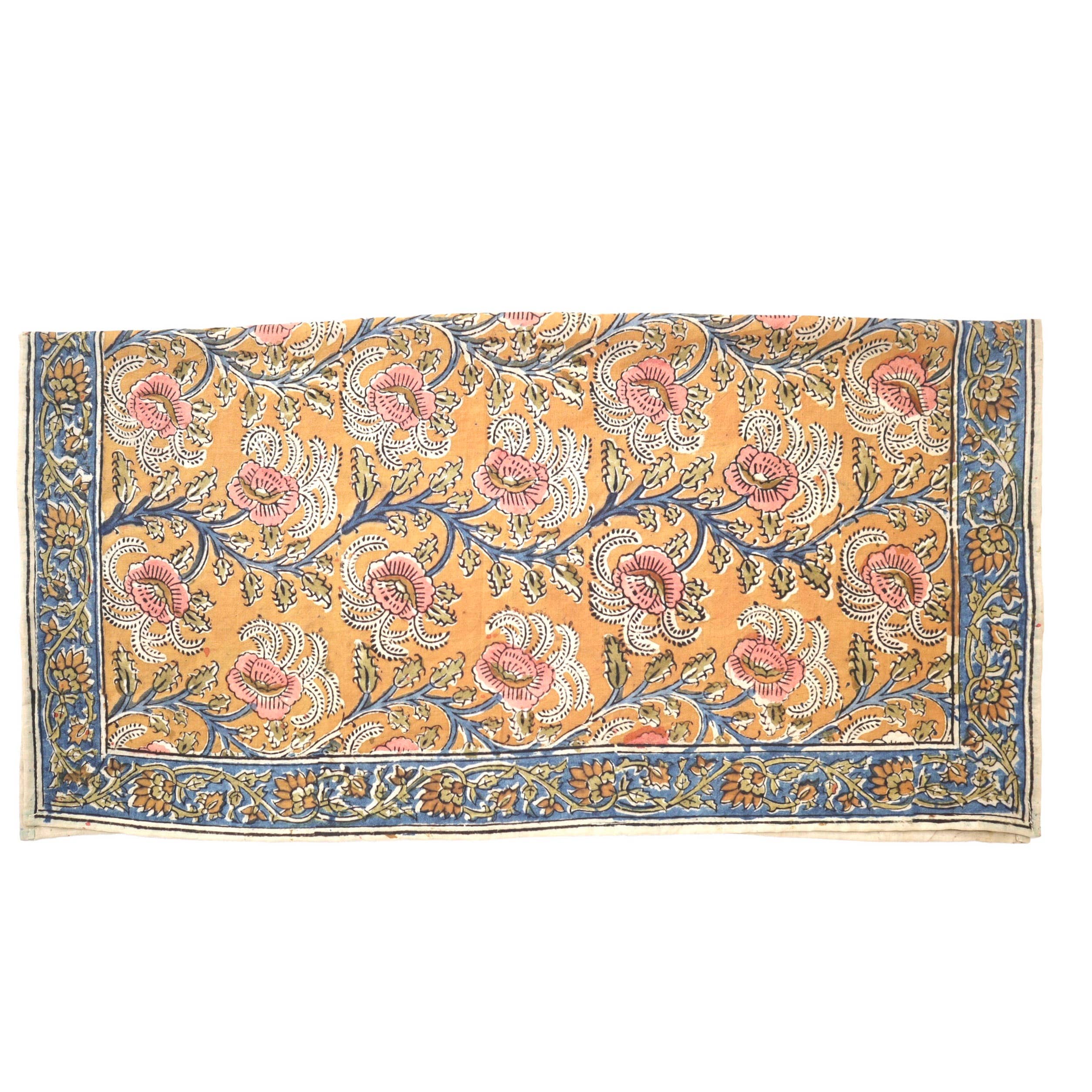 White Lotus Fashions - Wholesale Bandana - Women's - Amber Vine - Kalamkari Cotton Bandana (KK1475)2