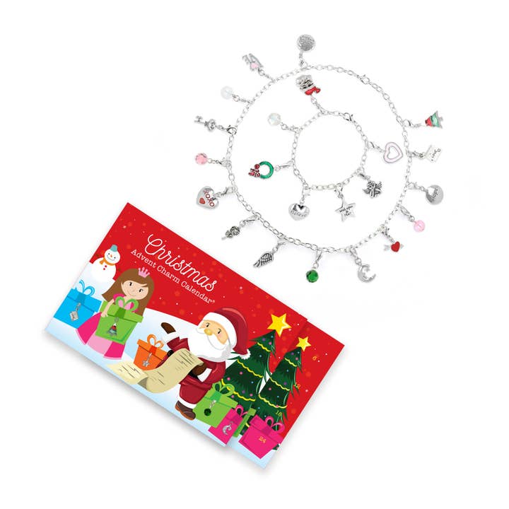 Luxe on Main LLC – wholesale Advent calendar – Christmas Advent Jewelry Calendar- Bracelet, Necklace,Charms