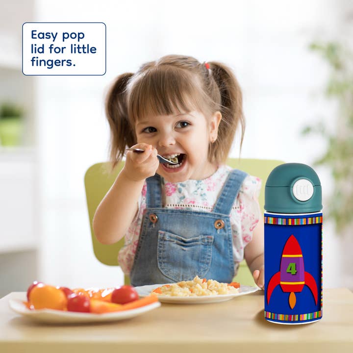 3dRose - Wholesale Water Bottle - 3dRose, Rocket Four, Kids Water Bottle7