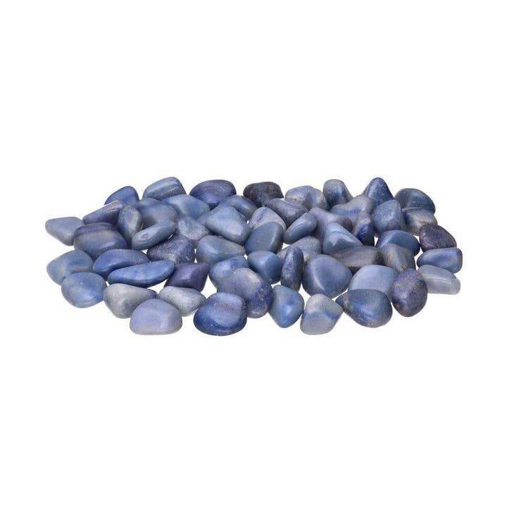 Blue Quartz Tumbled Stones 2x1cm for wholesale by Vives de la Cortada S.L