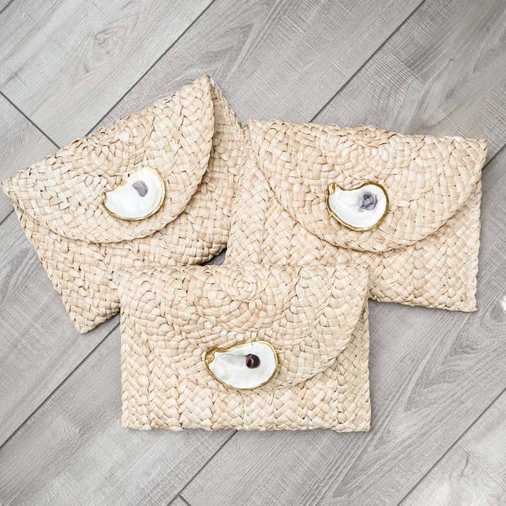 Made on Maidstone - Vente Pochette – femme - Pochette Oyster Shell beige2