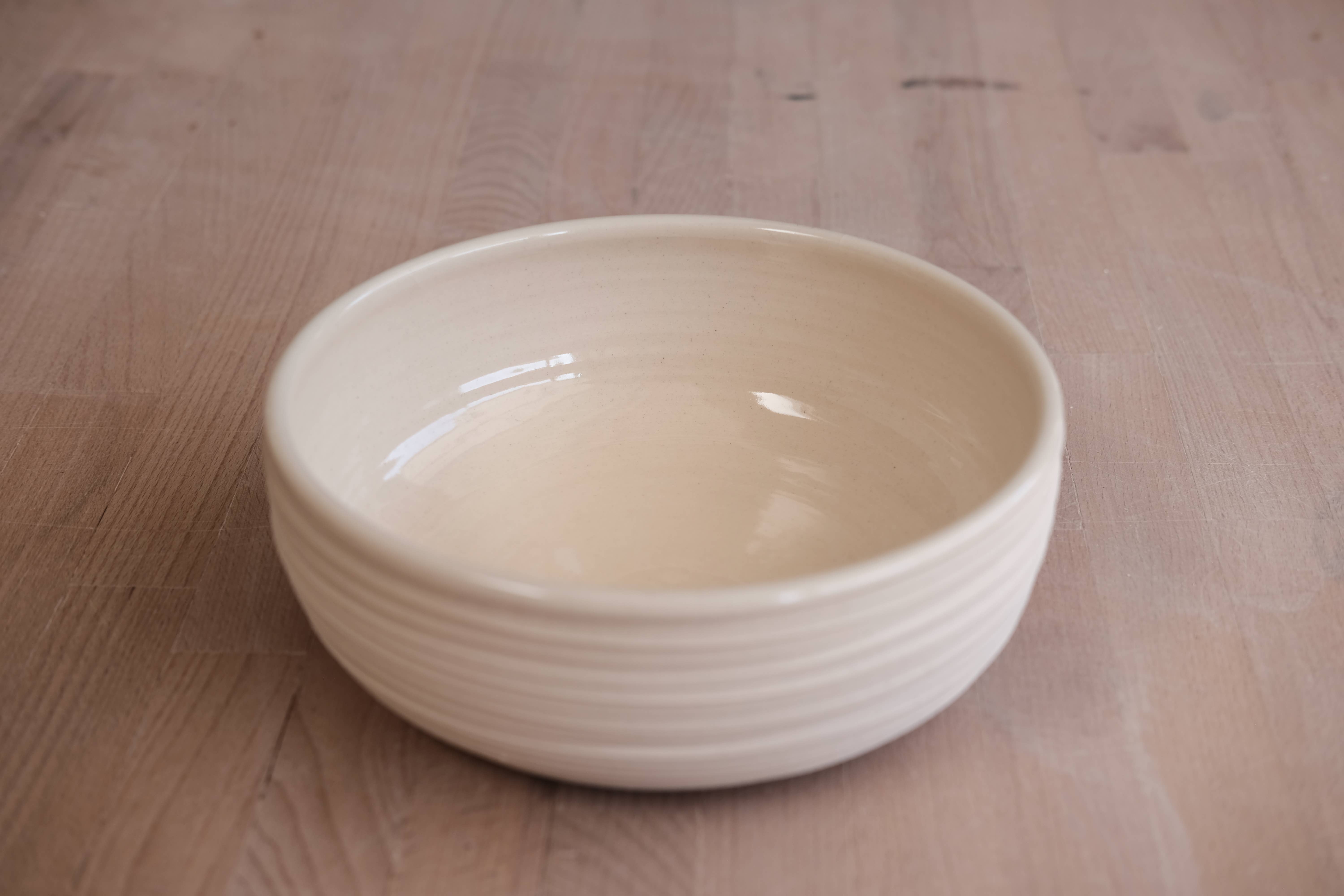 FHAR Studio - Wholesale Serve Bowl - dune - serving bowl - handmade porcelain3