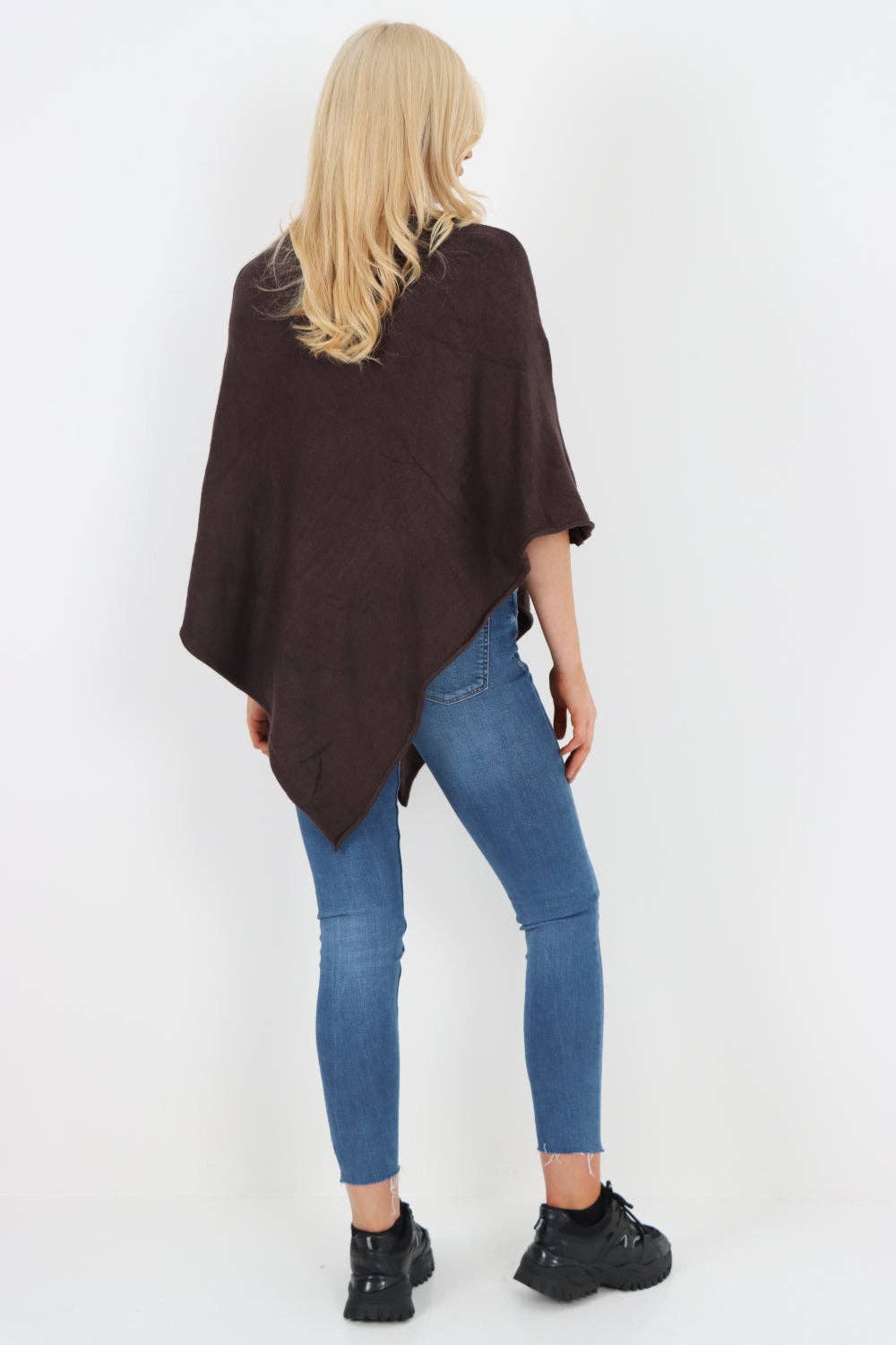 Miss Bold – wholesale Poncho – Women's – Italian Knitted Lagenlook Star Poncho60
