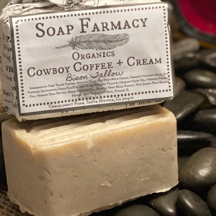 Soap Farmacy - Wholesale Bar Soap - Bison Tallow + Organic Goat Milk Soap, Coffee + Cream1