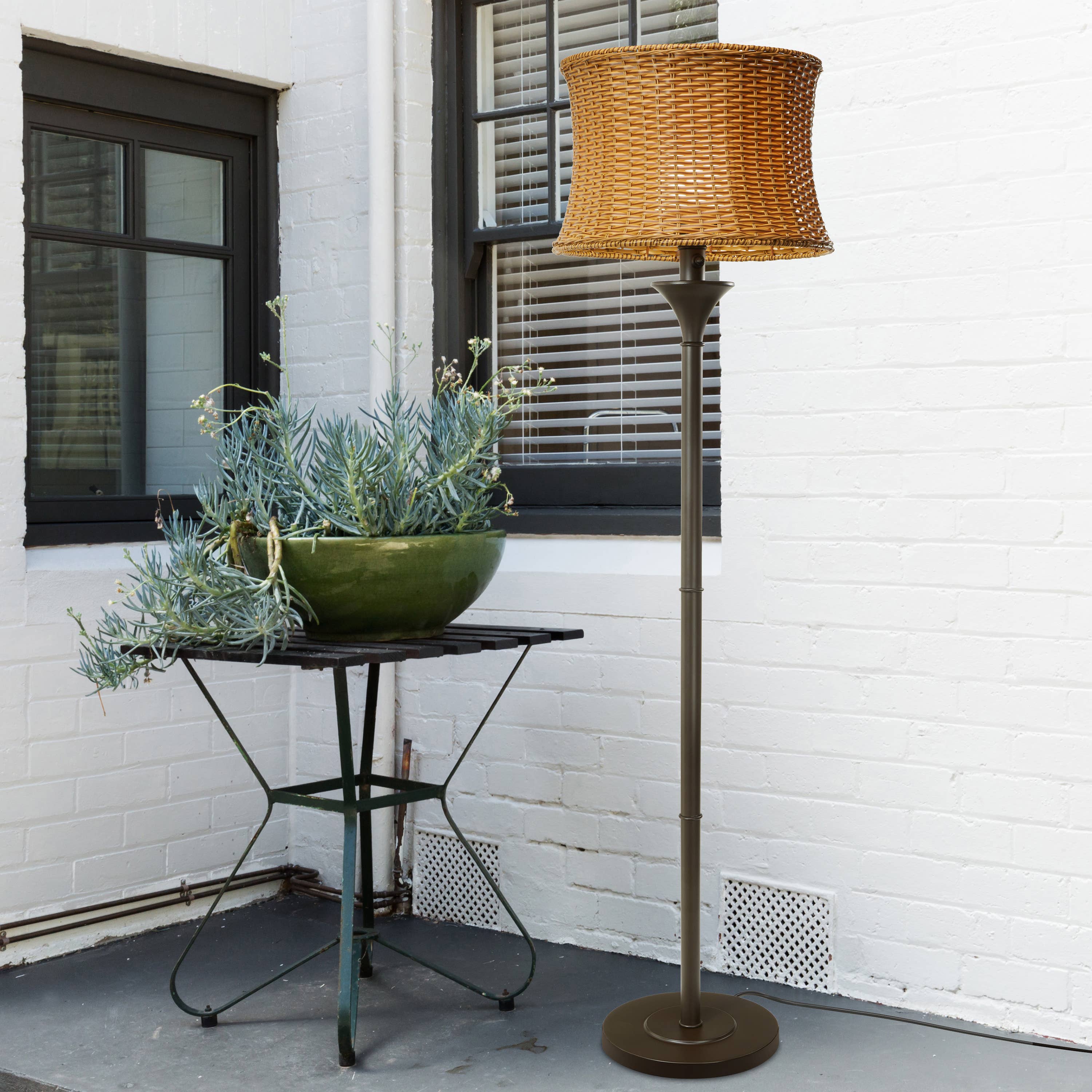 River of Goods - Wholesale Floor Lamp - 59.5"H Saisha Outdoor and Indoor Tan Floor Lamp4