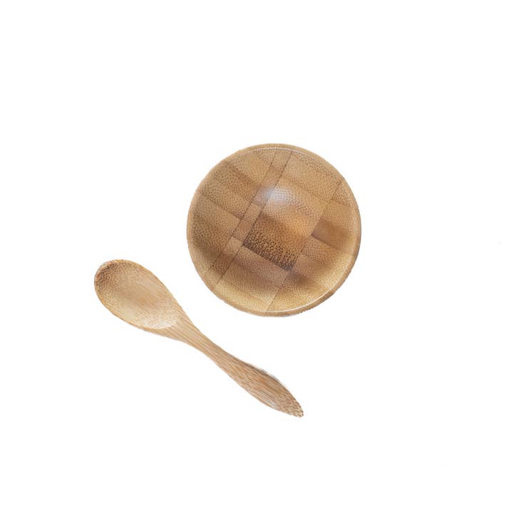 Bamboo Bowl & Spoon for wholesale by Dirt Don't Hurt