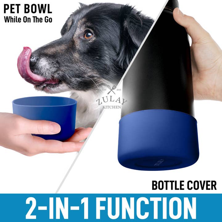Zulay Kitchen - Wholesale Water Bottle - Protective Silicone Boot for for 3.5" Diameter Water Bottles