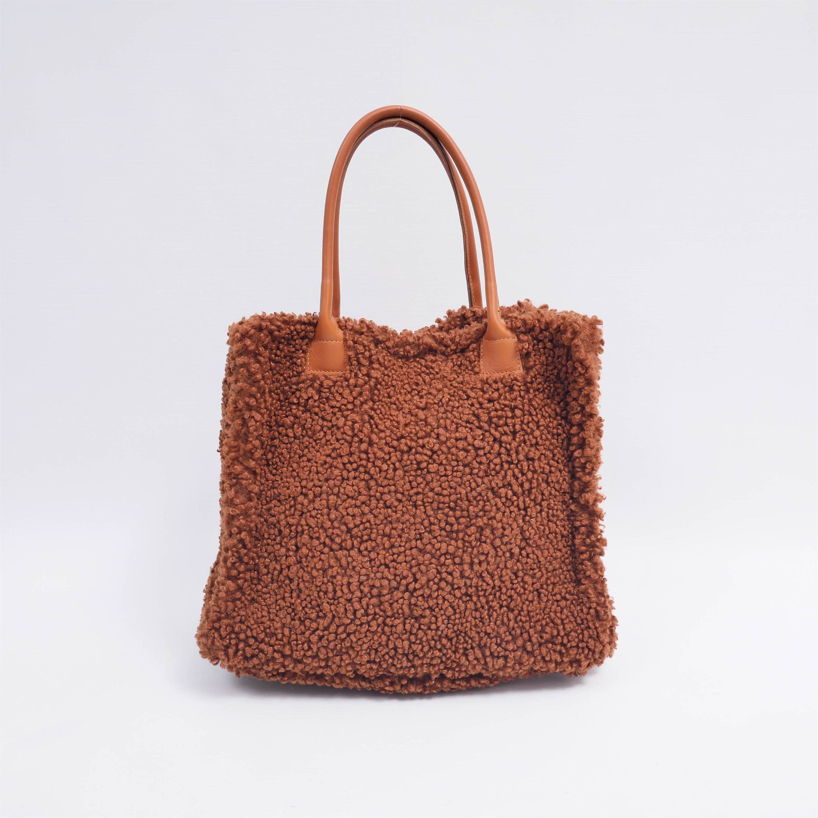 Cecile Wang - Vente Sac porté épaule – femme - Sac style cabas / tote en moumoute HJD732067