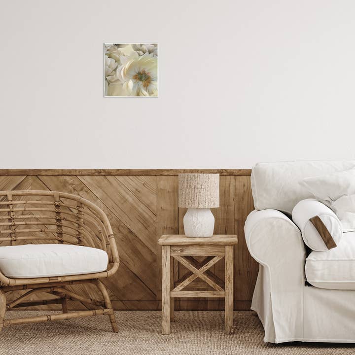 Stupell Industries - Wholesale Wall Decor - Kids & Baby - Curled Magnolia Petals Wall Plaque Art6