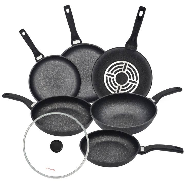ACE COOK ACE-HYBRID Marble Cookware Set for wholesale by Ace Cook