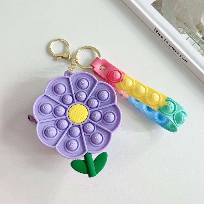 KiddieKickz - Wholesale Keychain - Kids - Small Keychain Coin Purse Spaceman Bear Fingertip Toy23