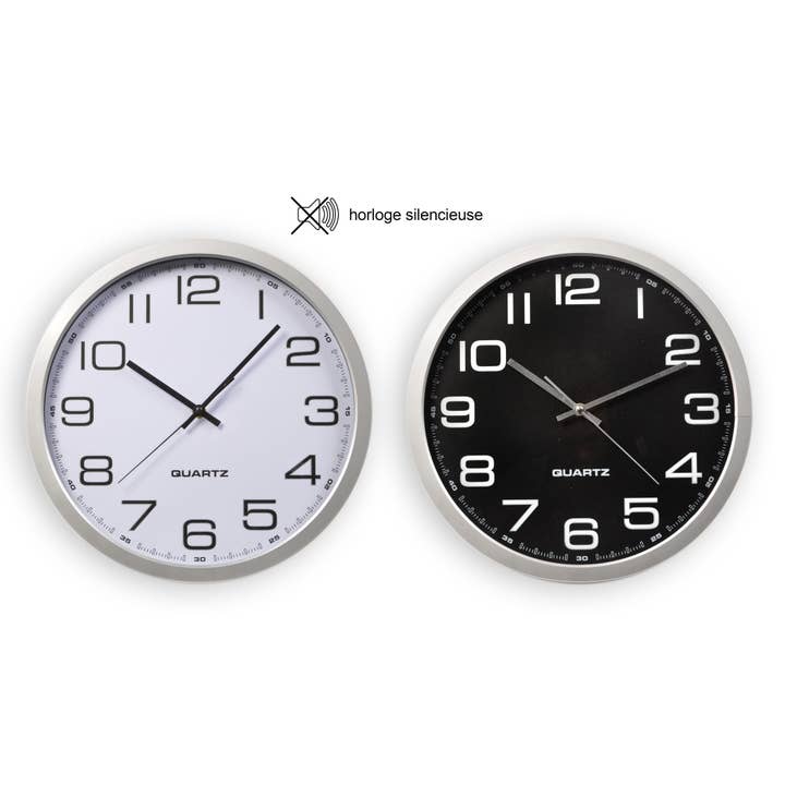Horloge Bords Larges Silencieuse Dia 35 cm pour la vente par CP INTERNATIONAL