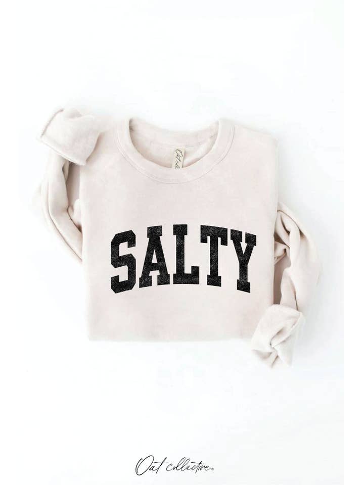 OAT COLLECTIVE - Wholesale Graphic Sweatshirt - Women's - SALTY Graphic Sweatshirt
