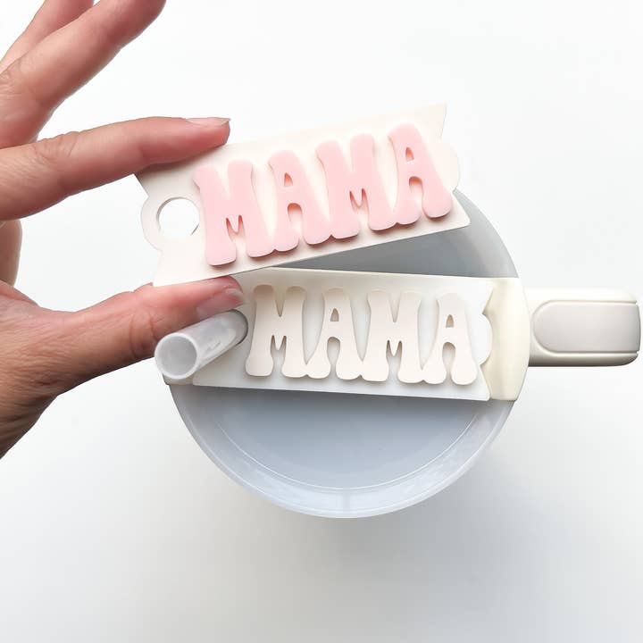 Modern Mama - Wholesale Drink Topper - MAMA Stanley Name Plate | MAMA | Stanley topper2