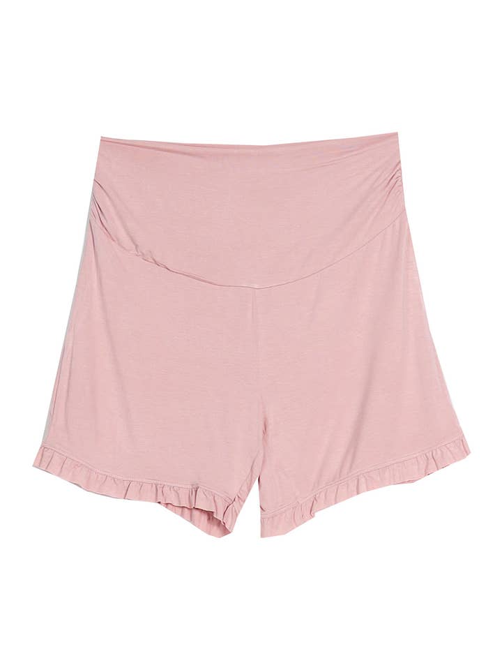 Ohma Barcelona – Engroshandel Pyjamasunderdel - Dame – Kort barsel pyjamas med flæse4