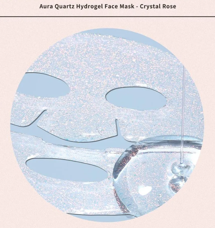 Best Beauty Group - Vente Masque pour le visage - PETITFEE Aura Quartz Masque en Feuille Hydrogel Visage Cristal Rose0