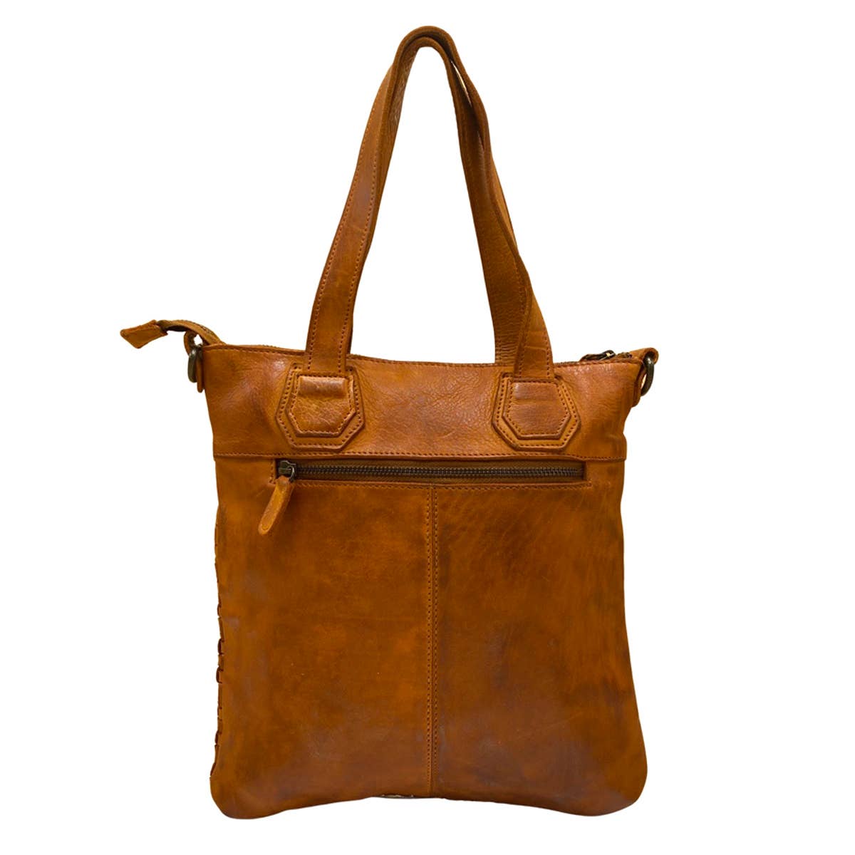 Arrigo - Wholesale Shoulder Bag - Women's - Braided Leather Leather Bag with a Short and a Long Handle9