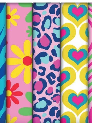 Eco-friendly Pop FSC™ sustainable wrapping paper (12 rolls) for wholesale by The Unique Paper Company