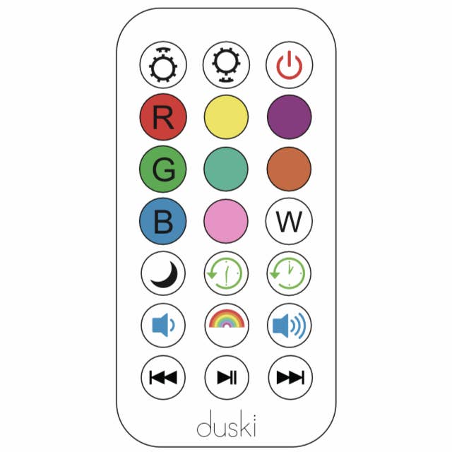 Luminous Distribution - Wholesale Night Light - Kids & Baby - Duski Rechargeable Bluetooth Night Light - Fox13