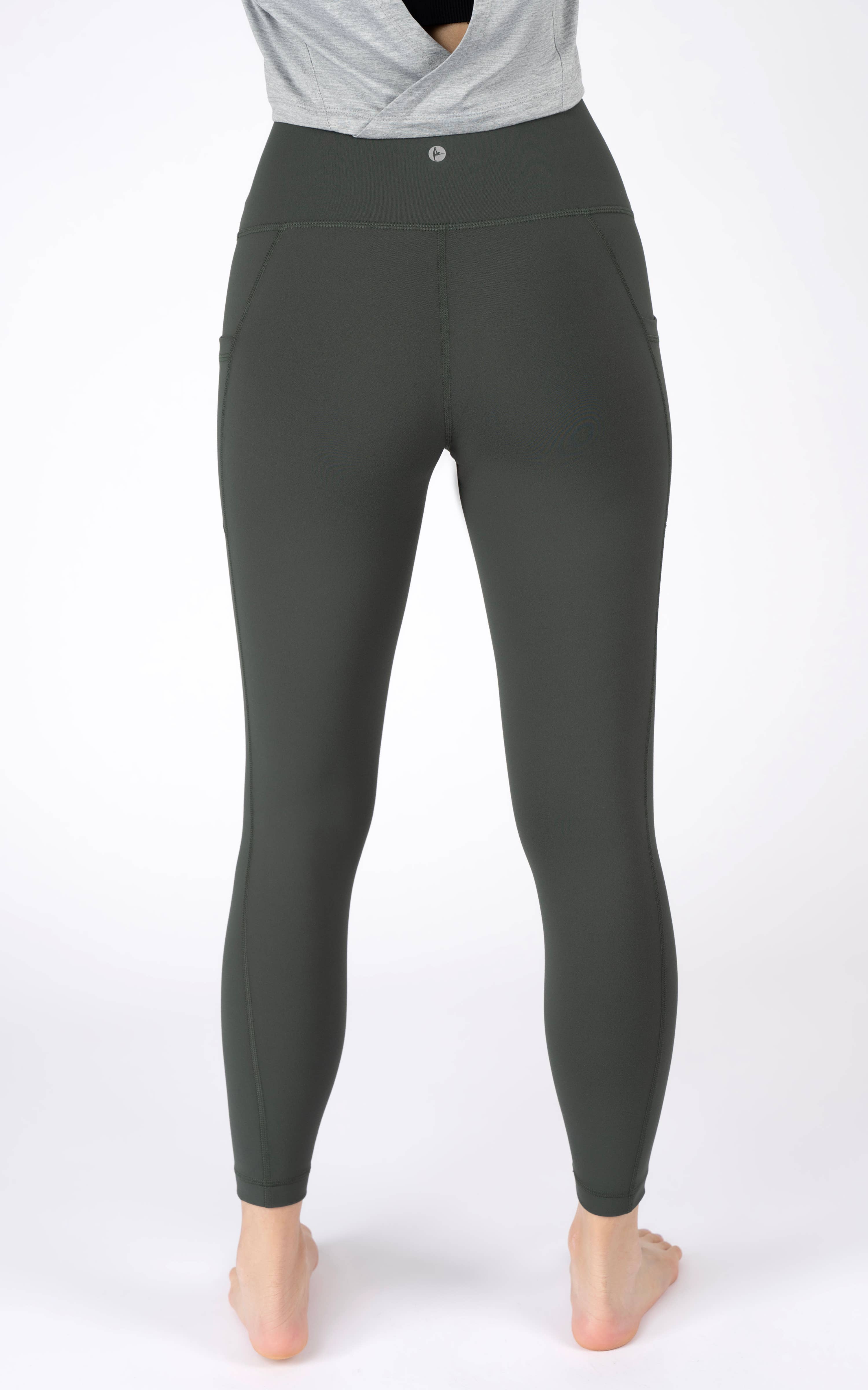 90 Degree by Reflex & Yogalicious – wholesale Athletic/lounge leggings – Women's – 90 Degree by Reflex - Women's Side Pocket Ankle Leggings1