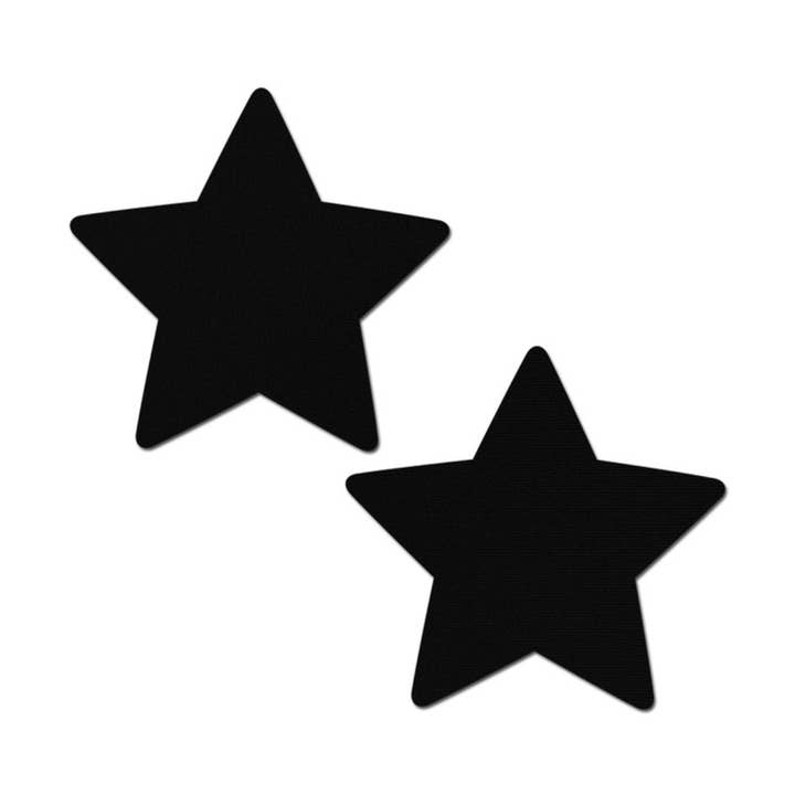 Star: Empanadas para pezones Black Mate Star de Pastease® para venta al por mayor de Pastease UK