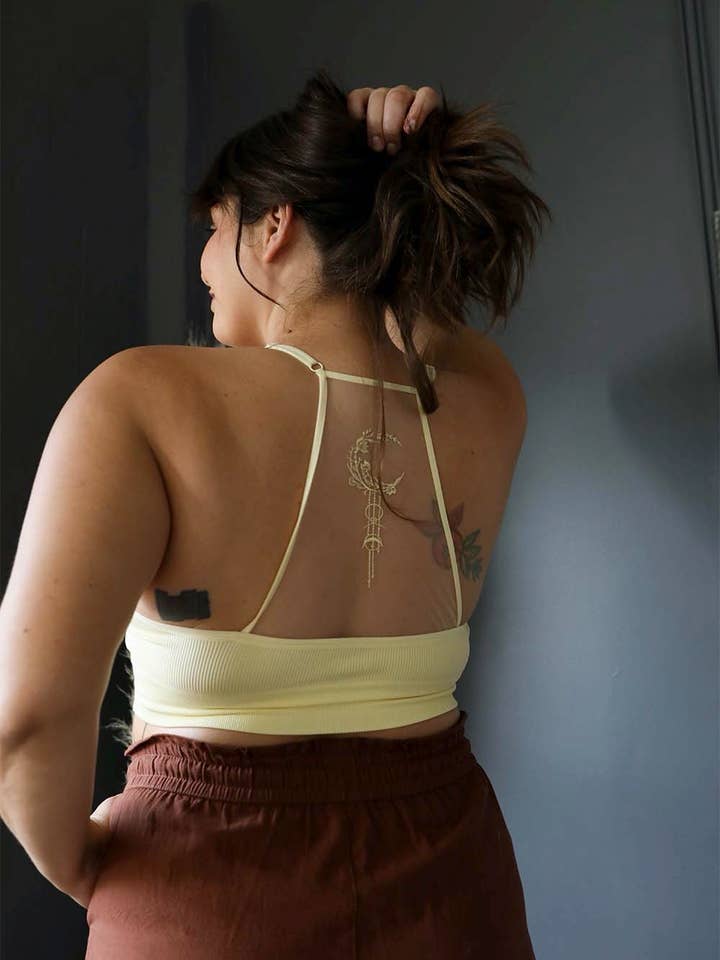 Leto Accessories - Wholesale Bralette - Women's - 🌙 Plus Size Crescent Moon Dream Catcher Bralette