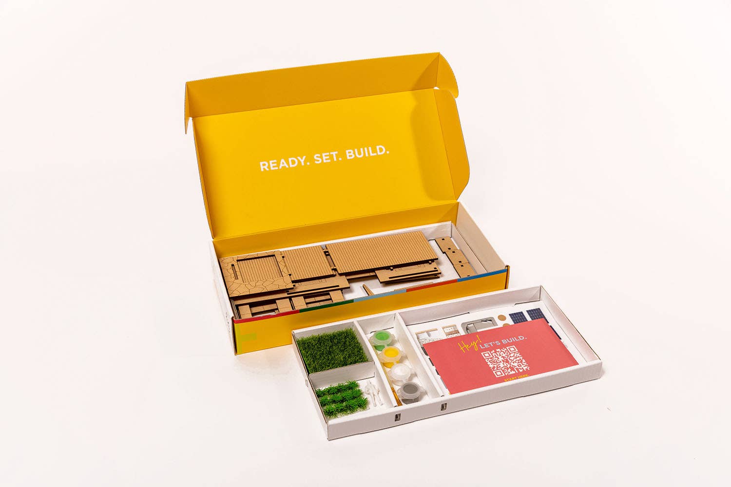 Stix + Brix – Conjunto de construção - Crianças por atacado – Kit de Construção de Modelo Arquitetônico Casa Ecológica2