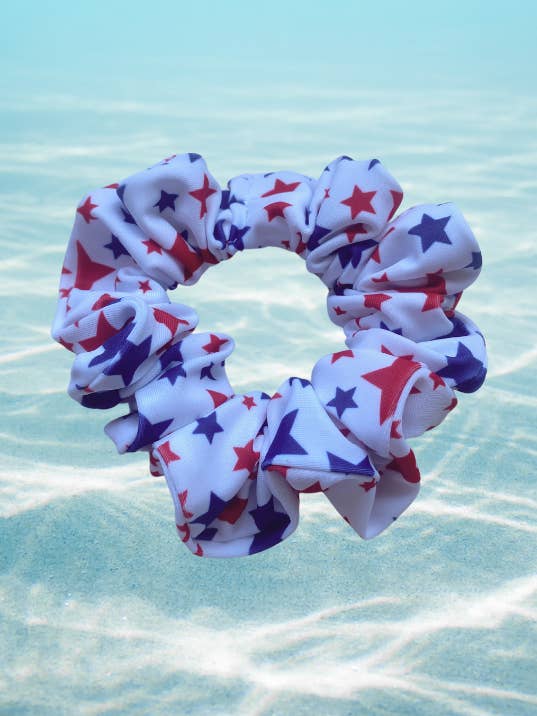 Scrunchie - Vermelho, Branco & Azul por atacado de Lagoon Designs