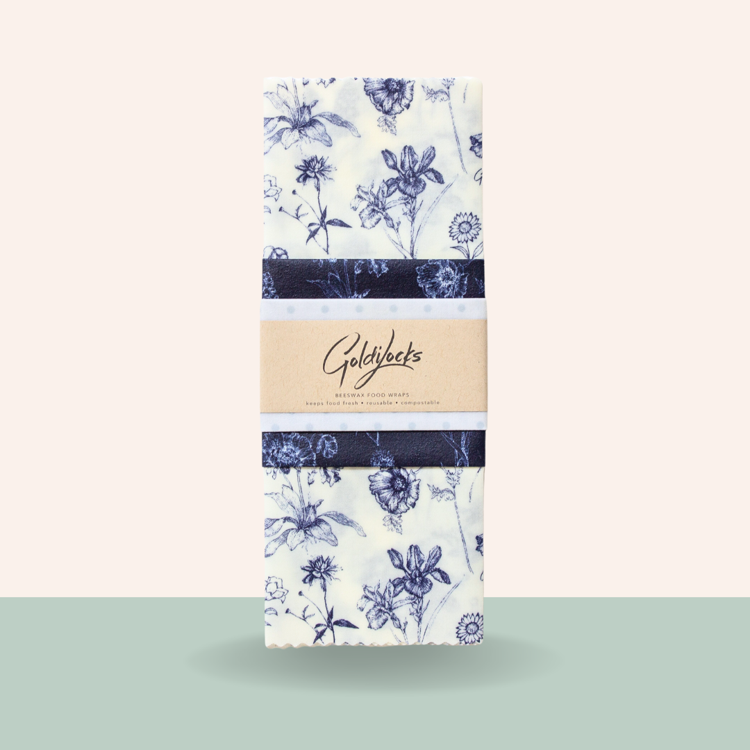 Goldilocks Goods - Wholesale Food Storage Wrap/Bag - Reusable Beeswax Food Wraps: Vintage Botany Set of 37