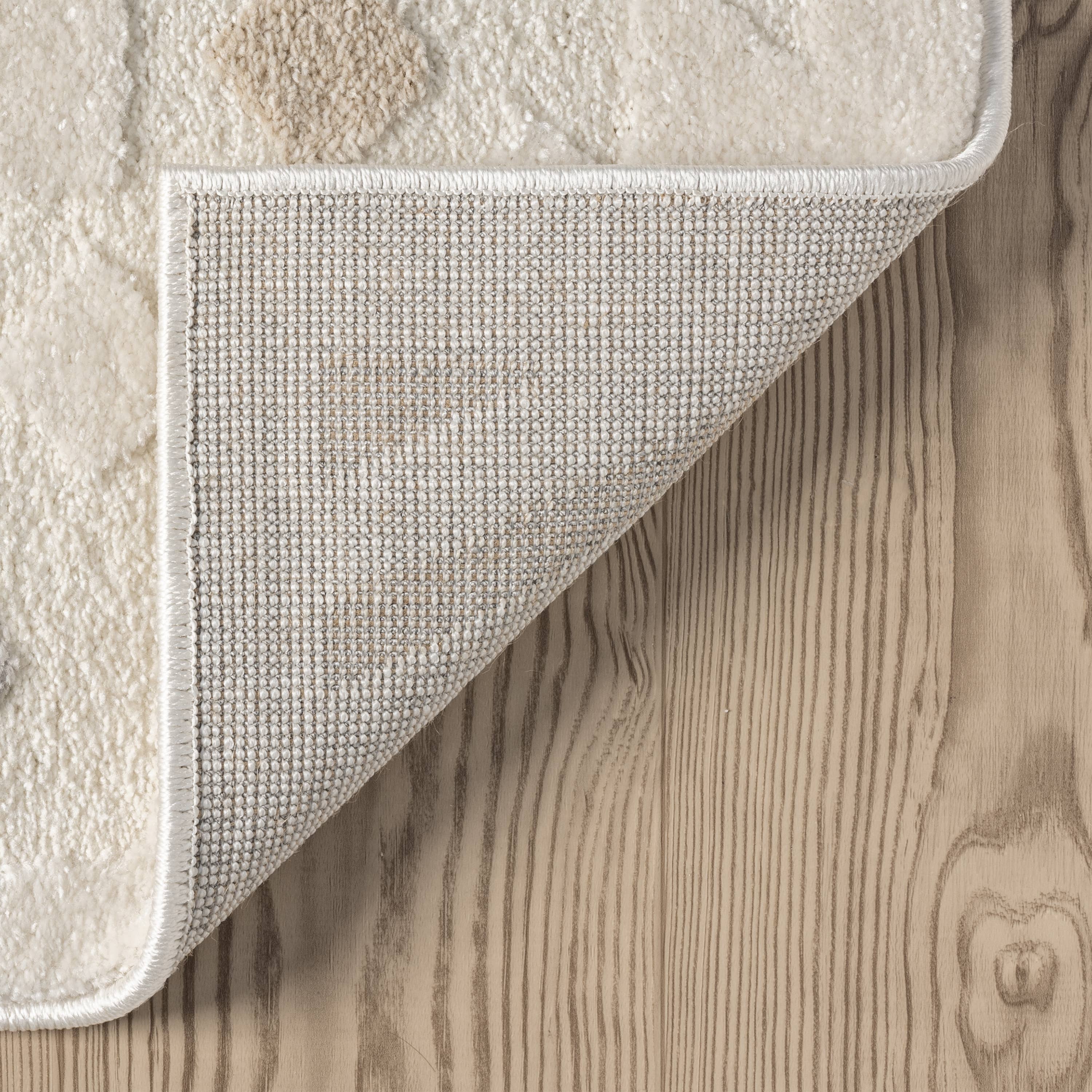 Abani Rugs – Engroshandel Løst tæppe – Abani Cozy COZ160A Creme Grå Tribal Medaljon Område Tæppe3