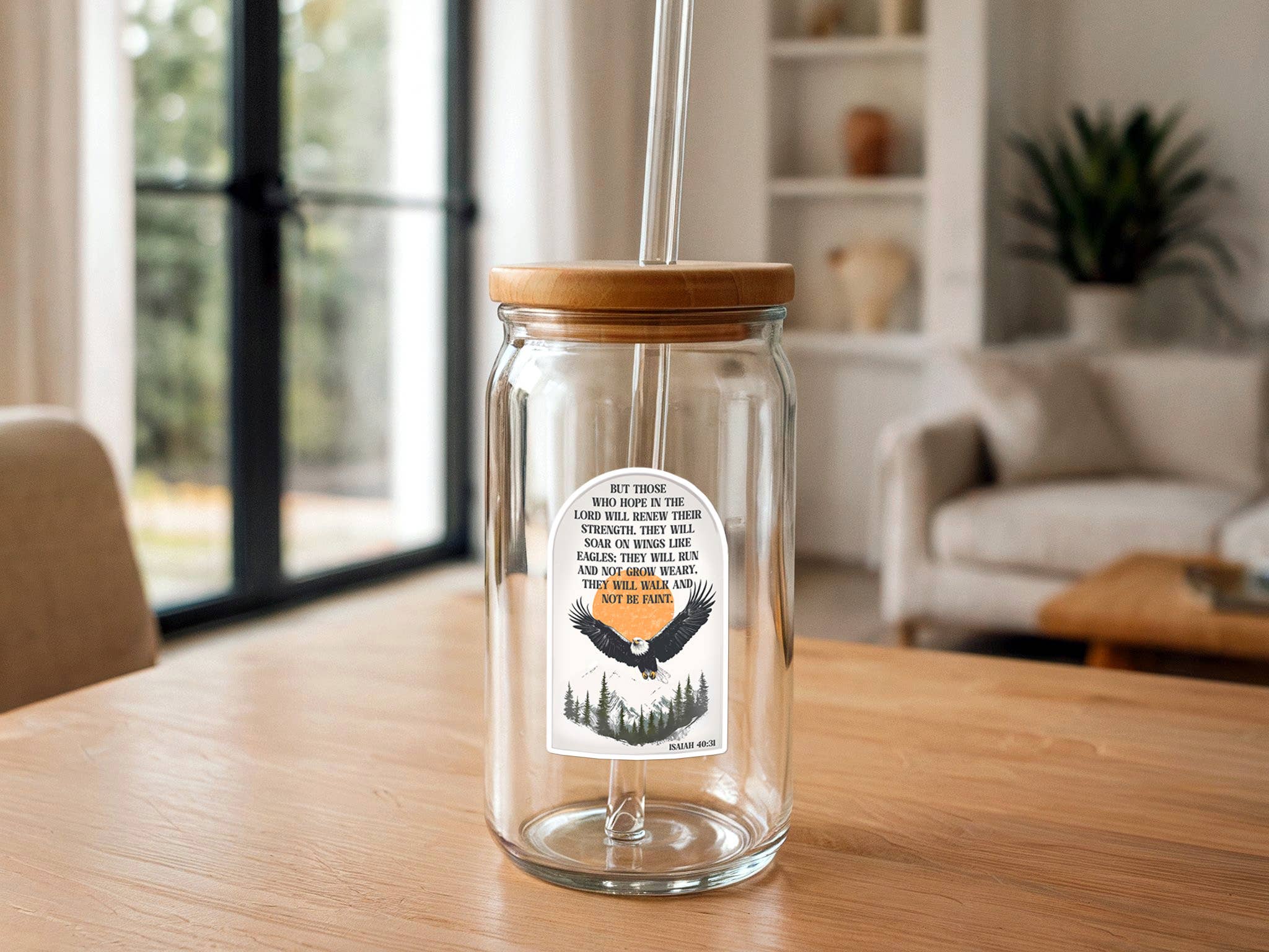 Missional Merch - Wholesale Sticker - Those Who Hope In the Lord | Isaiah 40:31 Scripture Sticker1