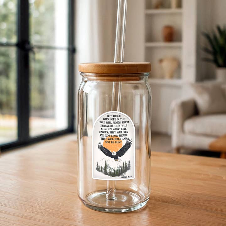 Missional Merch - Wholesale Sticker - Those Who Hope In the Lord | Isaiah 40:31 Scripture Sticker1