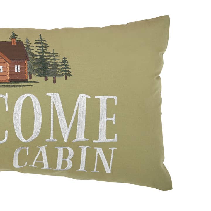 C&F Home - Wholesale Throw/Decorative Pillow - Christmas Welcome To our Cabin Pillow