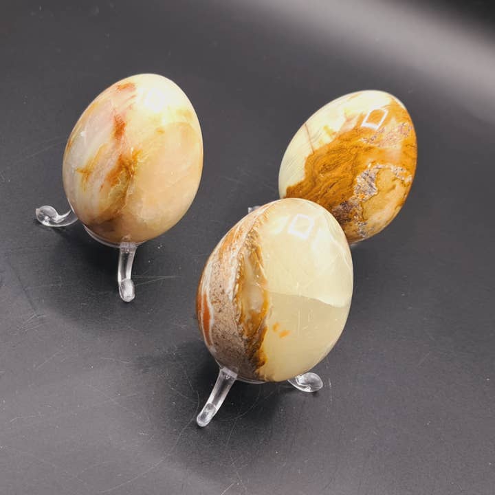 Gemstone Gifts Ltd. - Vente Décorations de table - Oeuf en cristal onyx6