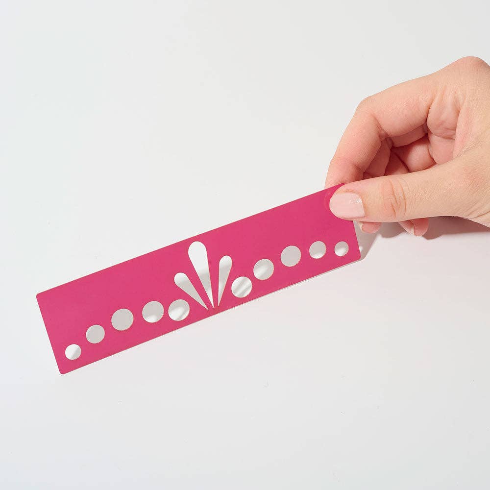 SI SI LA PAILLETTE – Großhandel Körper-Glitzer/-Schimmer – Schablonen-Set7