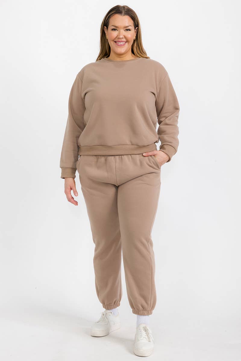 CAPELLA APPAREL - Wholesale Sweatshirt - Women's - Plus Size Classic Poly Fleece Crewneck Pullover8