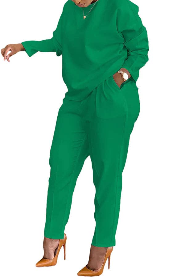 MB Fashion Wholesale - Wholesale Top & Pant Set (NOT Loungewear) - Women's - MB FASHION 7 COLORS  2 PCs SET 202R9