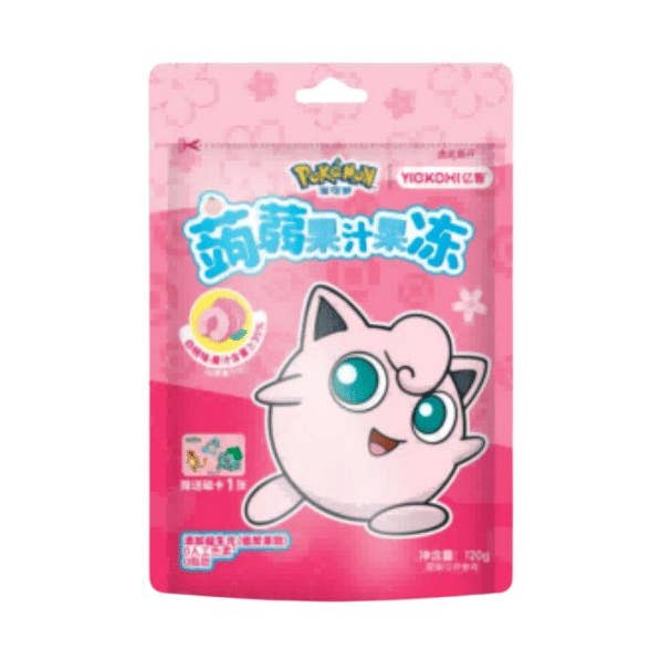 Geleia de Sumo de Pêssego Yizhi Pokémon (120g) (China) Pack de 6 por atacado de Pops Distro Inc