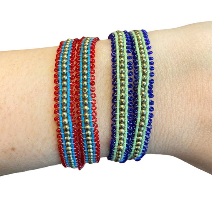 BRACCIALETTO DI PERLINE A DOPPIO GIRO per la vendita all'ingrosso da parte di Erry Shop