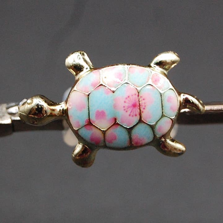 Multi-Colored Tortoise Charm for wholesale by Www.eyeglasssesdecorations.com