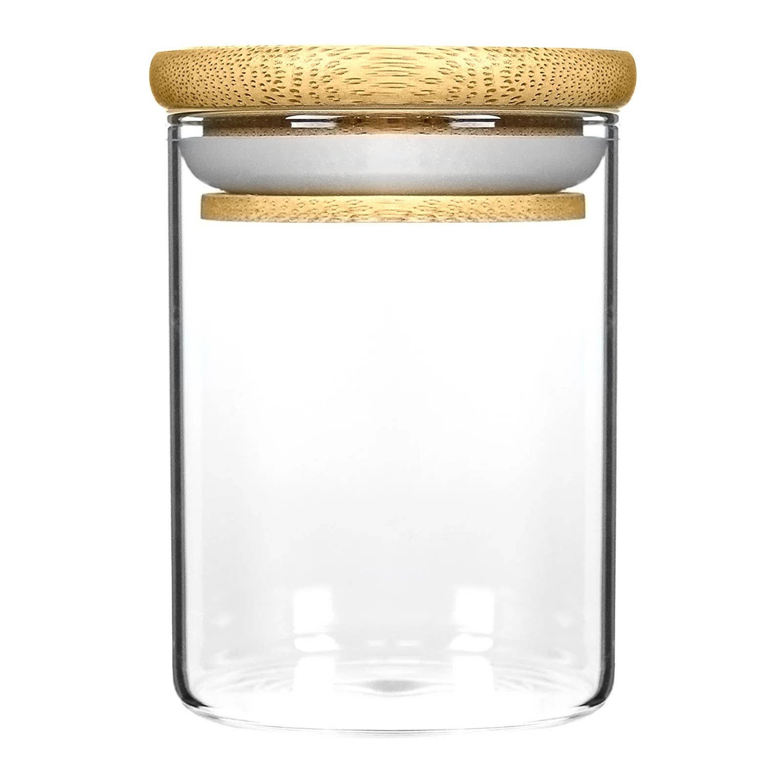 Human Objects® - Wholesale Jar - Glass Jar w/ Bamboo Lid – Eco-Friendly Spice Jar – 20 Qty5