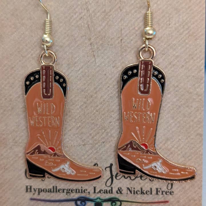 Con-Quest Crafts – wholesale Smycken – Vilda västern-inspirerade örhängen och halsband2