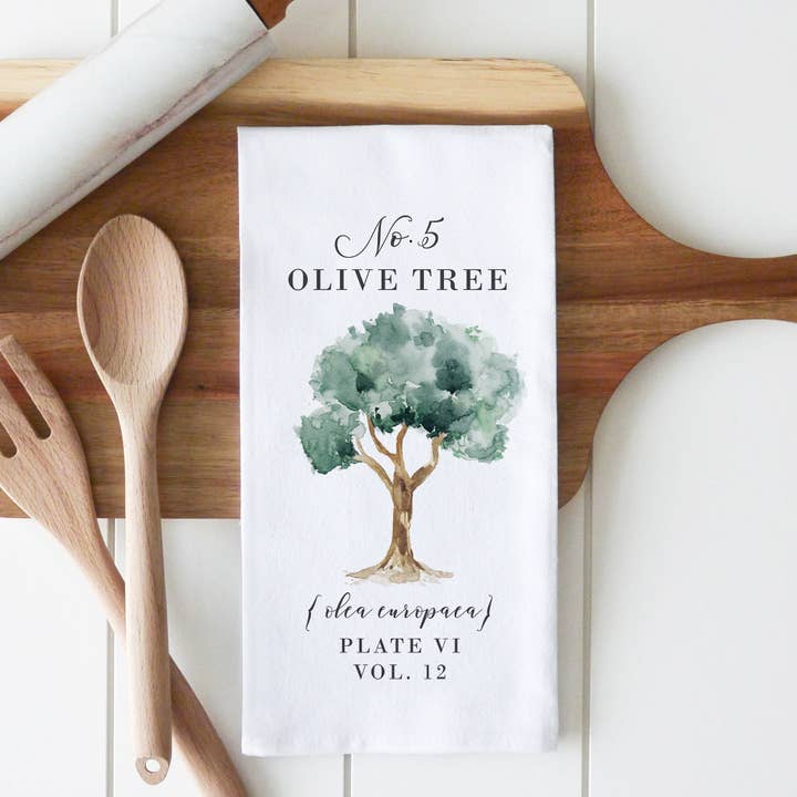 Olive Tree Geschirrtuch für den Großhandel von Porter Lane Home