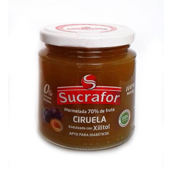 Sucrafor - Venta al por mayor Mermelada/gelatina - Mermelada de ciruela 100% natural con Xilitol