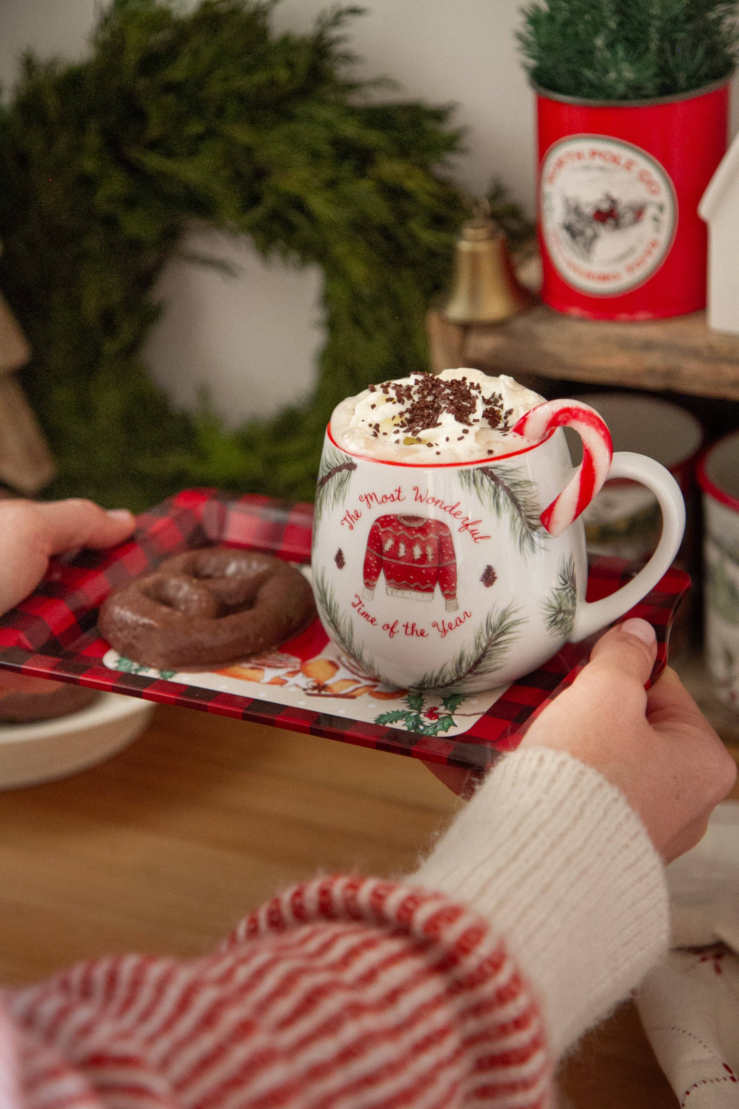 CAROFROMWOODLAND - Wholesale Serving Tray - Winter Metal Tray1