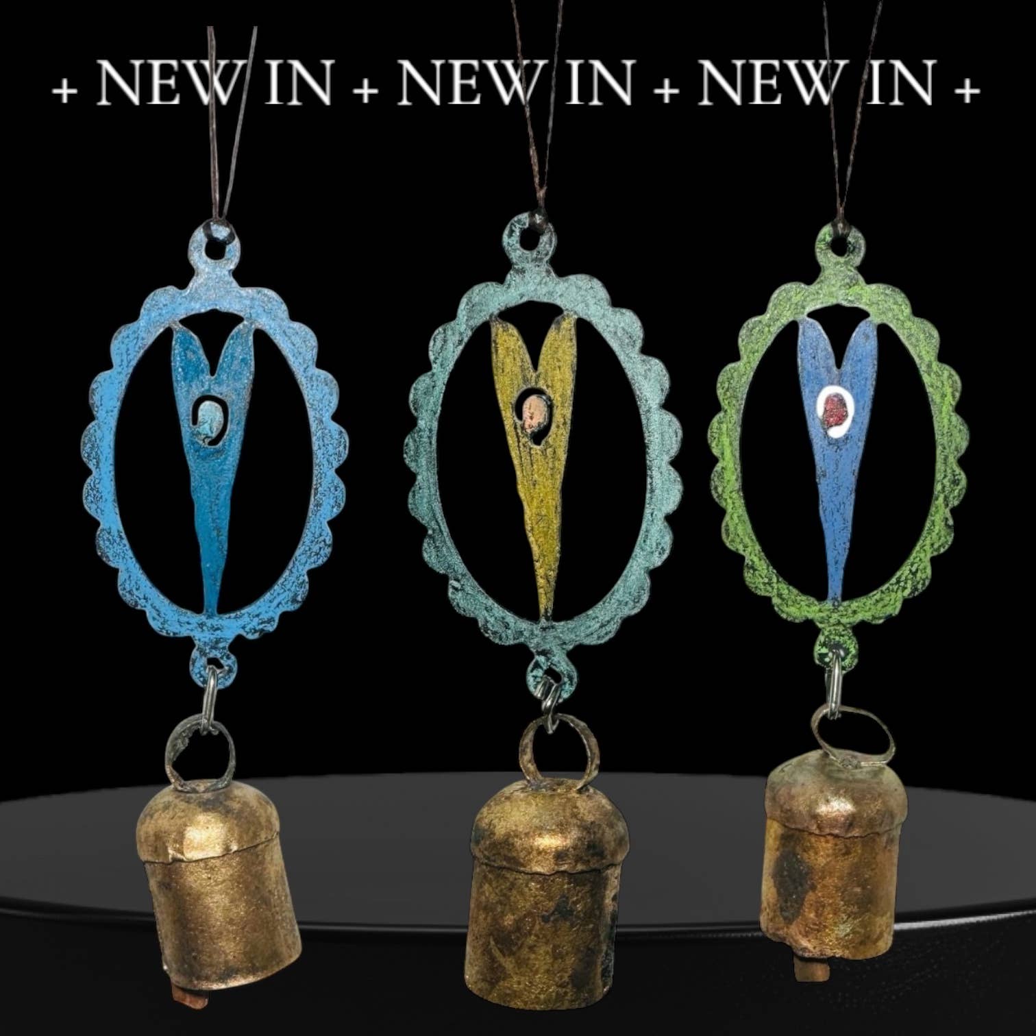 Whimsies - Wholesale Wind Chime - Cute Heart wind chime Ornament gift impulse buy garden  0