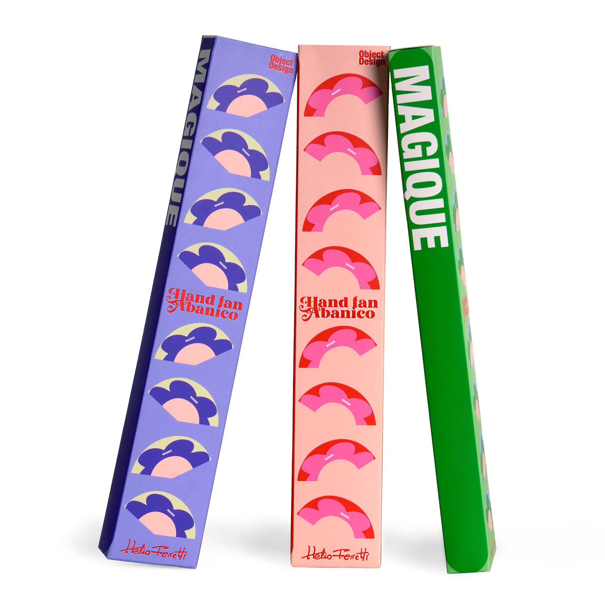 Helio Ferretti Co - Wholesale Handheld Folding Fan - FAN MACRO FLOWER GREEN HF3