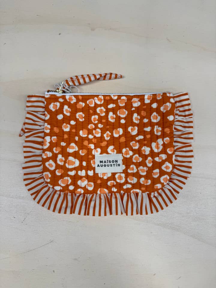 Small Camel Graou Pouch for wholesale by Maison Augustin