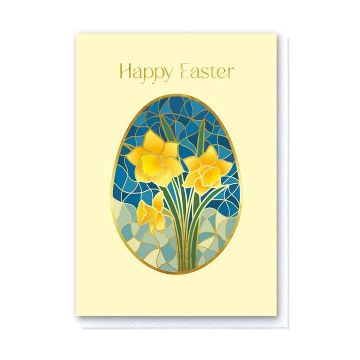 Happy Easter Daffodils for wholesale by Grace Jackson Design