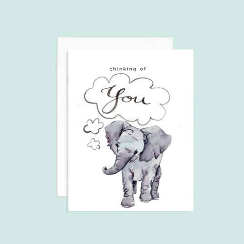 Thinking of You Greeting Card for wholesale by Grace Langdon Art